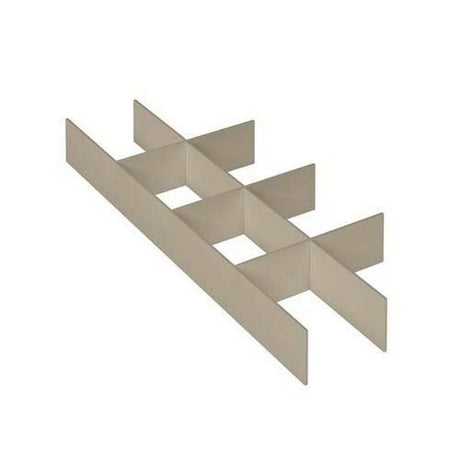 Britton Shoreditch 85cm nude drawer organiser with multiple compartments for bathroom vanity storage