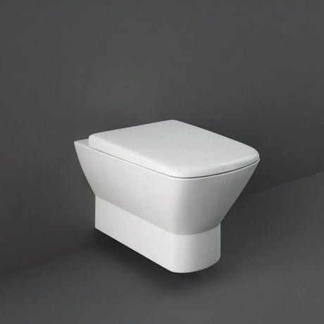 RAK Summit Wall Hung Pan with Hidden Fixations - White - SUMWHPAN-HF