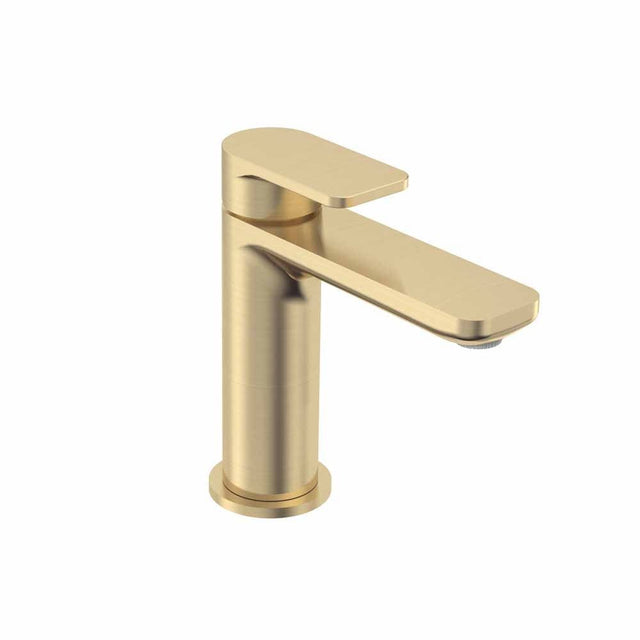 Tavistock Savour Basin Mixer With Click Waste - Brushed Brass - TSV1104