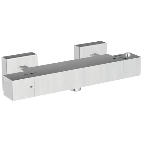 Scudo Square Exposed Bar Shower Valve - Chrome - BARVALVE001L