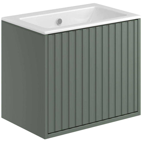 Scudo Alfie Basin 600mm - Gloss White - BASIN005 - TAP 'N' SHOWER