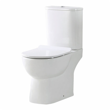Scudo Belini Rimless Open Back WC Pan 430mm - White - BELINI001