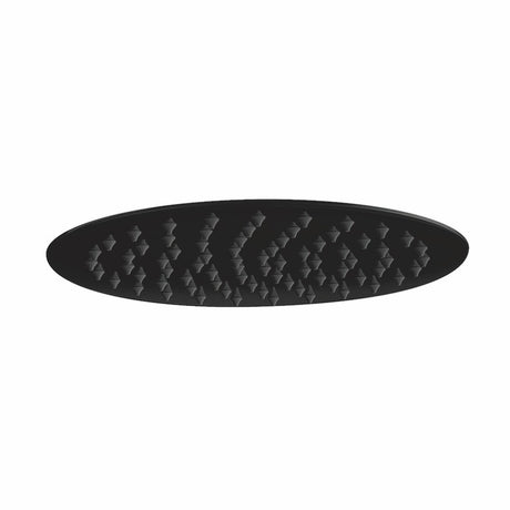 Scudo Round Shower Head 200mm - Matt Black - BLACK013ORB