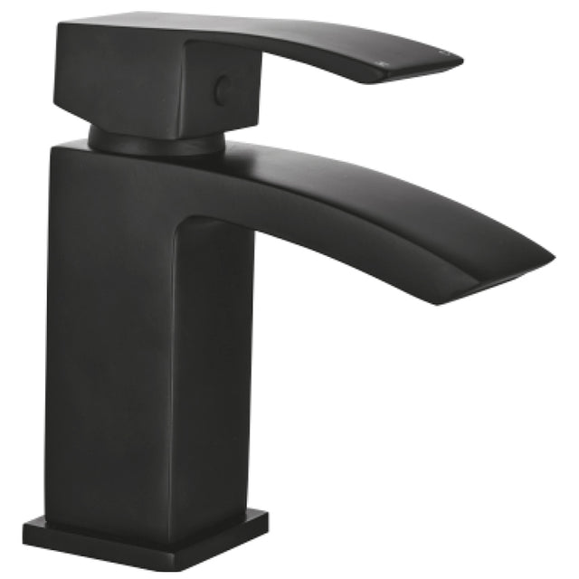 Scudo Descent Mini Mono Basin Mixer Tap - Matt Black - BLACK250ORBL