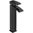 Scudo Descent Tall Mono Basin Mixer Tap - Matt Black - BLACK252ORBL