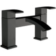 Scudo Deck Mounted Bath Filler Tap - Matt Black - BLACK255ORBL