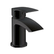Scudo Belini Matt Black Mini Mono Basin Mixer Tap - Matt Black - BLACK258ORBL