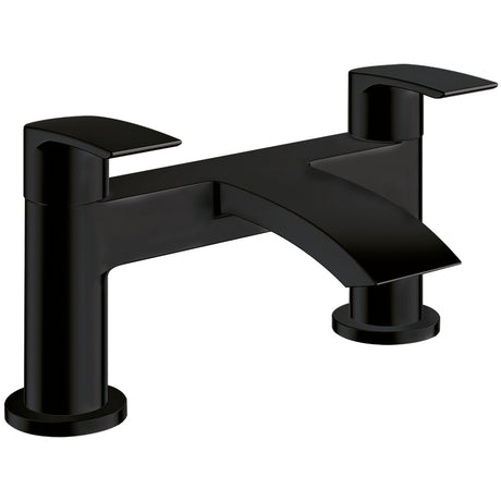 Scudo Belini Deck Mounted Bath Filler Tap - Matt Black - BLACK259ORBL