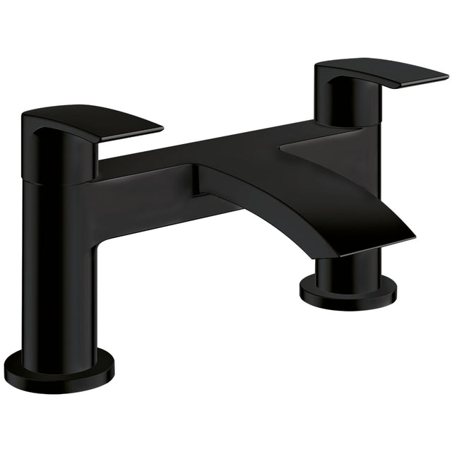 Scudo Belini Deck Mounted Bath Filler Tap - Matt Black - BLACK259ORBL