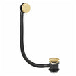 Scudo Bath Pop-Up Waste with Overflow Easy Clean - Brushed Brass - BRASSBW001