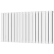 Scudo Bravo Double Designer Radiator 600 x 1158mm - White - BRAV60 - 116D - W - TAP 'N' SHOWER