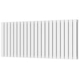 Scudo Bravo Double Designer Radiator 600 x 1430mm - White - BRAV60 - 143D - W - TAP 'N' SHOWER