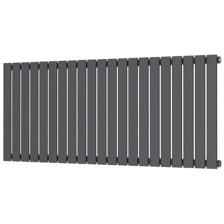 Scudo Bravo Designer Radiator Single 600 x 1430mm - Anthracite - BRAV60 - 143S - A - TAP 'N' SHOWER