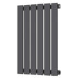 Scudo Bravo Designer Radiator Single 600 x 410mm - Anthracite - BRAV60 - 41S - A - TAP 'N' SHOWER