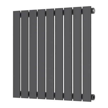 Scudo Bravo Designer Radiator Single 600 x 614mm - Anthracite - BRAV60 - 61S - A - TAP 'N' SHOWER