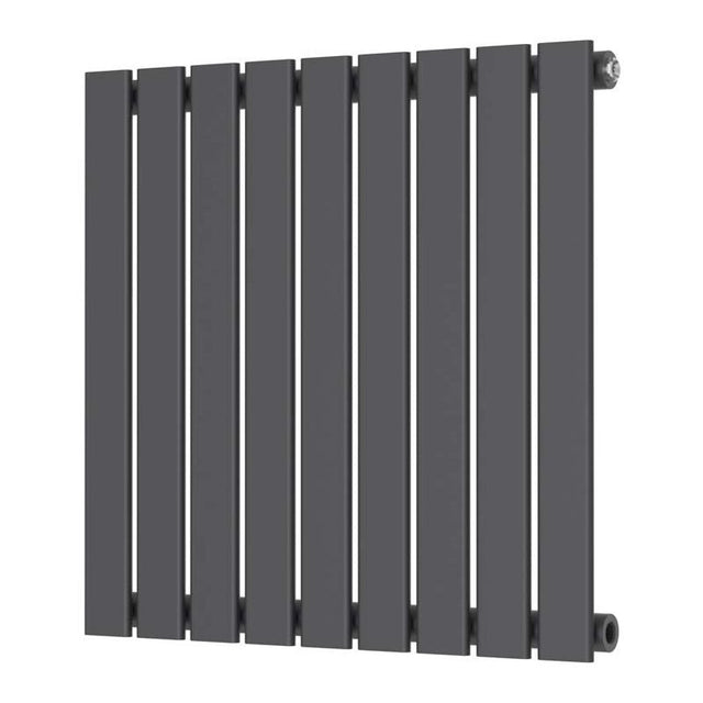Scudo Bravo Designer Radiator Single 600 x 614mm - Anthracite - BRAV60 - 61S - A - TAP 'N' SHOWER
