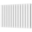 Scudo Bravo Double Designer Radiator 600 x 886mm - White - BRAV60 - 89D - W - TAP 'N' SHOWER
