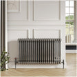 Scudo 2 Column Horizontal Designer Radiator 600 x 1010mm - Raw Metal - COL-2-60-101-RM