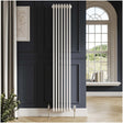 Scudo 3 Column Vertical Designer Radiator 1800 x 425mm - White - COL - 3 - 180 - 43 - W - TAP 'N' SHOWER