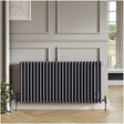 Scudo 3 Column Horizontal Designer Radiator 600 x 1010mm - Anthracite - COL - 3 - 60 - 101 - A - TAP 'N' SHOWER