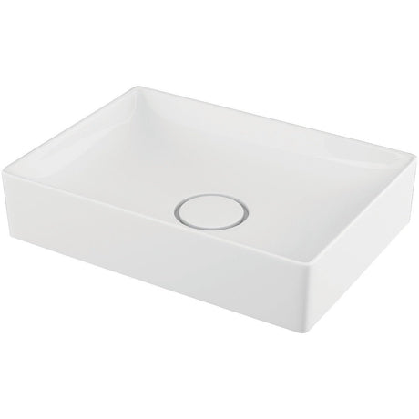 Scudo Stance Countertop Basin 500mm - White - COUNTERTOP - 002 - TAP 'N' SHOWER