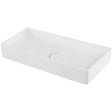 Scudo Stance Countertop Basin 750mm - White - COUNTERTOP - 003 - TAP 'N' SHOWER