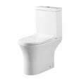 Scudo Deia Rimless Open Back WC Pan 425mm - White - DEIA001 - TAP 'N' SHOWER
