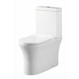 Scudo Deia Rimless Comfort Height Closed Back WC Pan 455mm - White - DEIA006