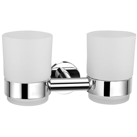 Scudo Delta Double Tumbler - Chrome - DELTA-002