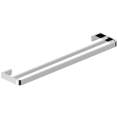 Scudo Delta Double Towel Rail - Chrome  - DELTA-013