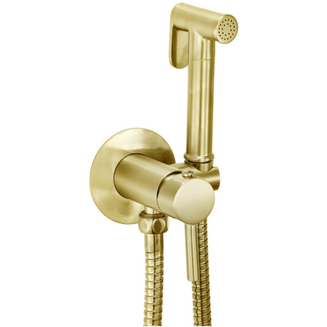 Scudo Integrated Douche Valve Kit - Brushed Brass - DOUCHE011