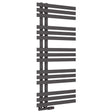 Scudo Elizabeth Towel Radiator 500 x 1200mm - Anthracite - ELIZ1200-500-A
