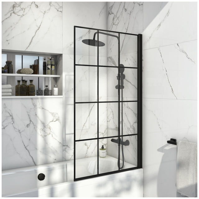 Scudo S6 Grid Bath Screen - Black - GRIDBATHSCREEN