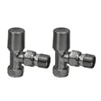Scudo Radiator Valve Angled 15mm - Gunmetal - TRV016 - TAP 'N' SHOWER