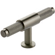 Scudo Knurled T Bar Handle 95mm - Gunmetal - HANDLE003