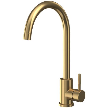 Scudo Manhattan Kitchen Mixer Tap - Brushed Brass - KT44