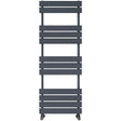 Scudo Life Towel Radiator 450 x 1200mm - Anthracite - LI - 120 - 45 - A - TAP 'N' SHOWER