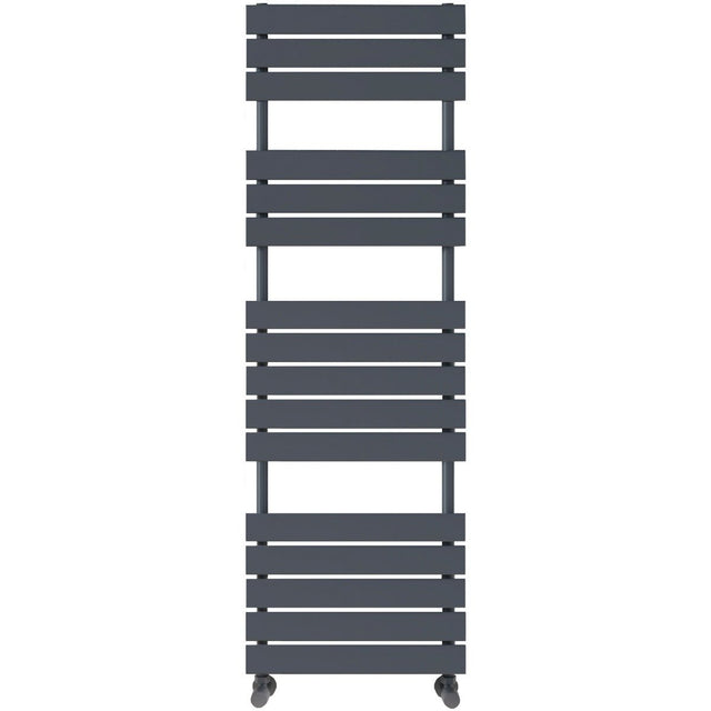 Scudo Life Towel Radiator 450 x 1600mm - Anthracite - LI - 160 - 45 - A - TAP 'N' SHOWER