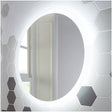 Scudo Lunar Round LED Mirror with Demister Pad 600mm - LUNAR60