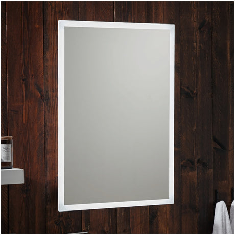 Scudo Mosca LED Mirror with Demister Socket and Bluetooth 500x700mm - MIRROR004USB