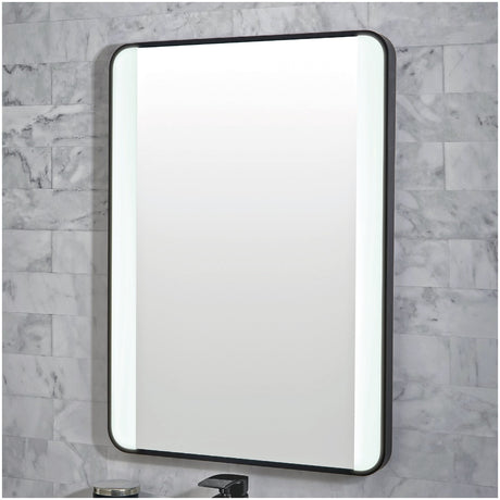 Scudo Mono Soft Square 500X700mm Mirror with Demister and Colour Change - MONO-500X700