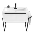 Scudo Muro Universal Frame for Muro 500/600/800mm - Black - MUROMONOFRAME - TAP 'N' SHOWER