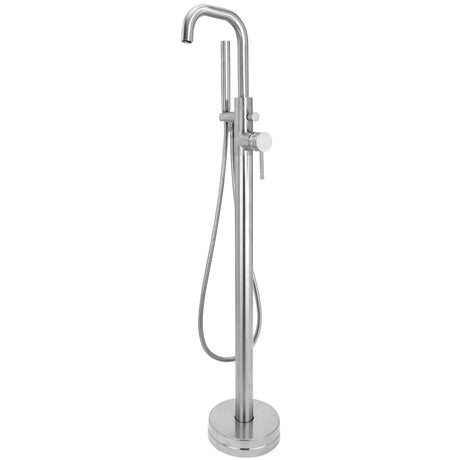Scudo Core Freestanding Bath Shower Mixer Tap - Chrome - NU-016