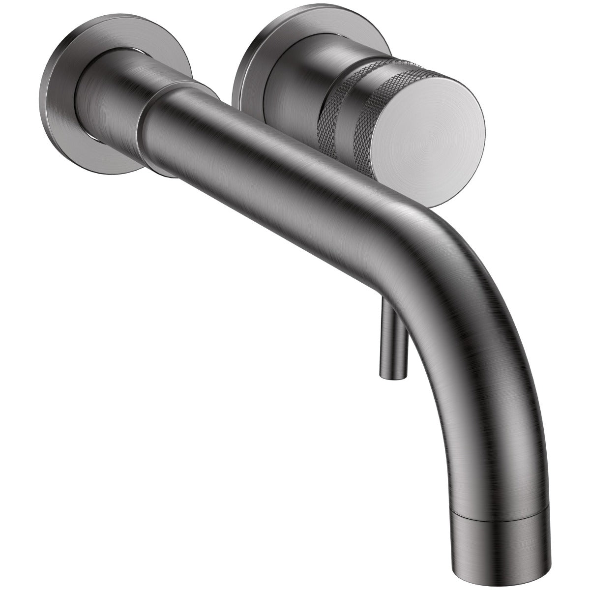 Scudo Core Wall Mounted Basin Tap - Gunmetal - NU-033