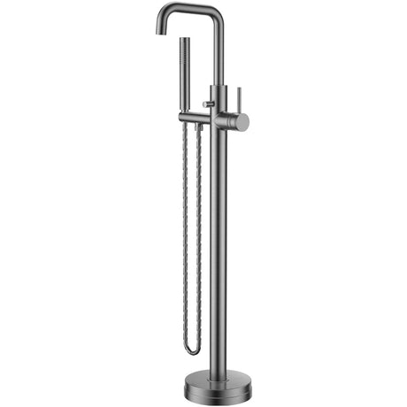 Scudo Core Freestanding Bath Shower Mixer Tap - Gunmetal - NU-034