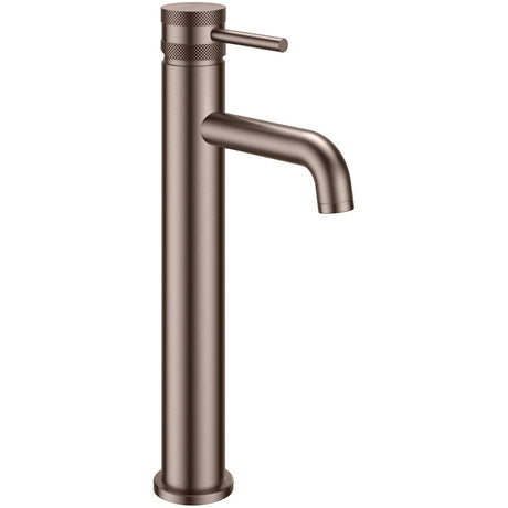 Scudo Core Tall Mono Basin Mixer Tap - Brushed Bronze - NU-039