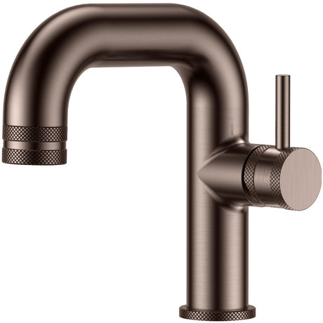 Scudo Core Side Lever Mono Basin Mixer Tap - Brushed Bronze - NU-049