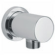 Scudo Round Wall Outlet Elbow - Chrome - OUT002L
