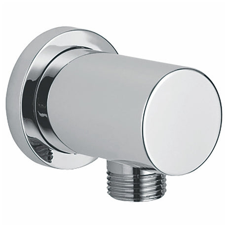 Scudo Round Wall Outlet Elbow - Chrome - OUT002L