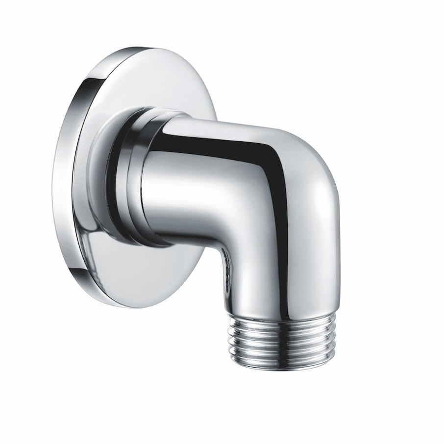 Scudo Traditional Wall Outlet Elbow - Chrome - OUT003